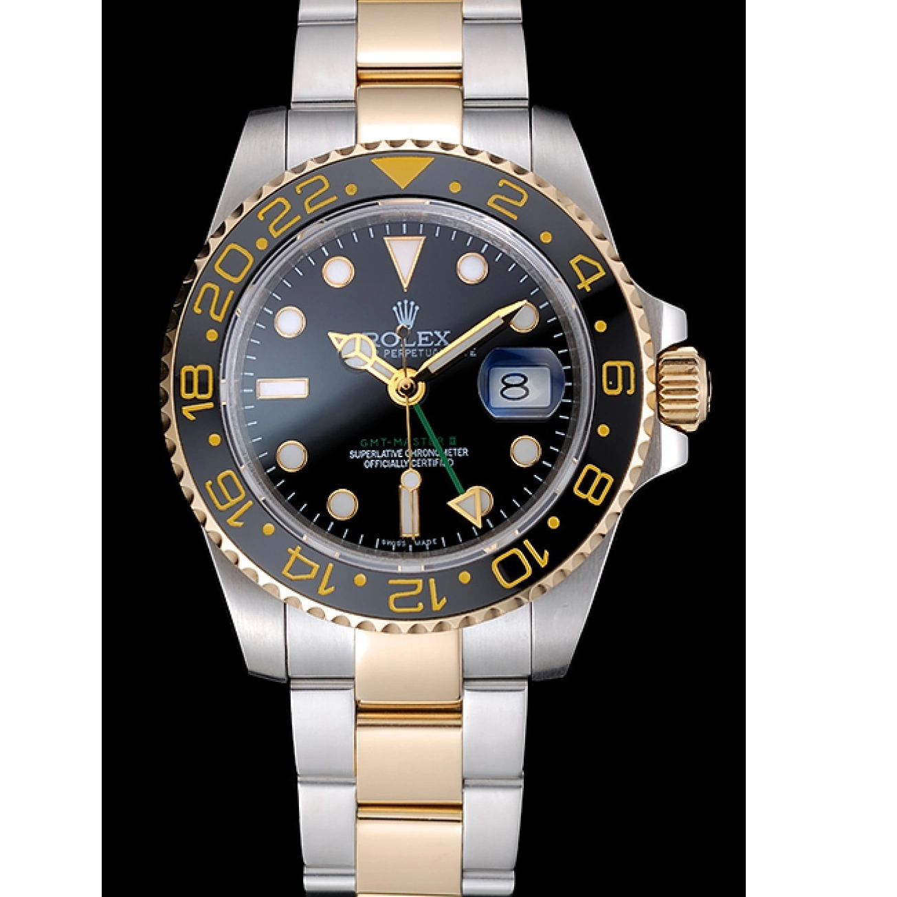 Best AAA Replica Sites Master Black Rolex GMT Bezel 80295 Swiss Dial Black 0725